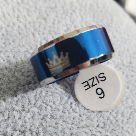 Titanium stainless Steel Fashion Geometric Ring Herking - Picture 4 of 9